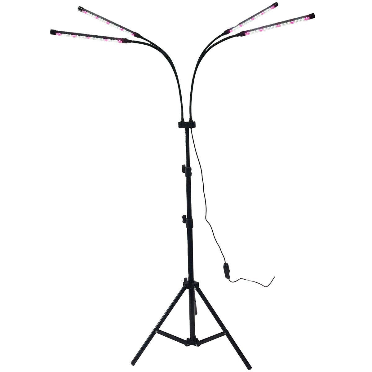Lampa UV pentru cresterea plantelor, Flippy, 4 capete, putere 30W, 108 LED-uri Lampa cu lumina Ultra-Violet, Lampa cu