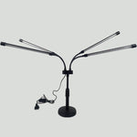 Lampa UV pentru cresterea plantelor, Flippy, conectare la retea, 20W, 4 capete, 72 LED-uri, ajustabila pana la 66.5 cm,