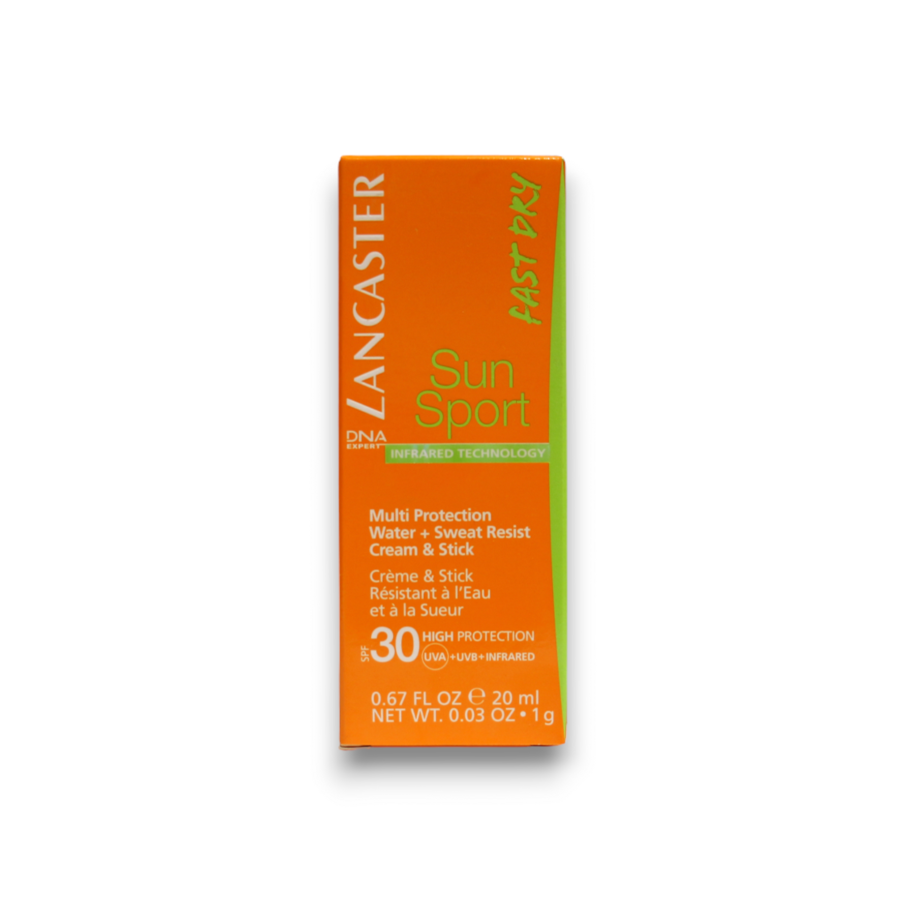 Lancaster, Sun Sport, Rezistent la apă, Stick de protecție solară, SPF 30, 20 ml - Olmarkt