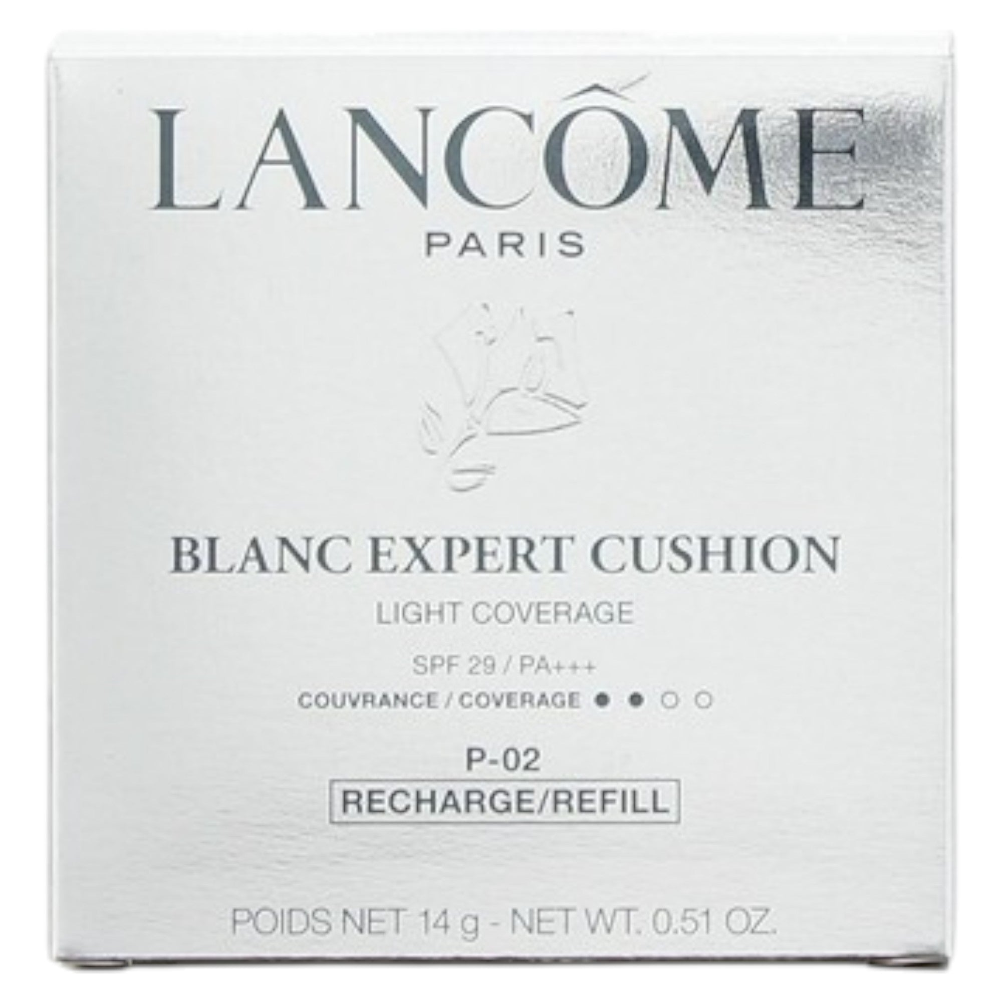 Lancome, Blanc Expert, Acoperire ușoară, Fond de ten lichid, P-02, P-02, SPF 29, 14 g