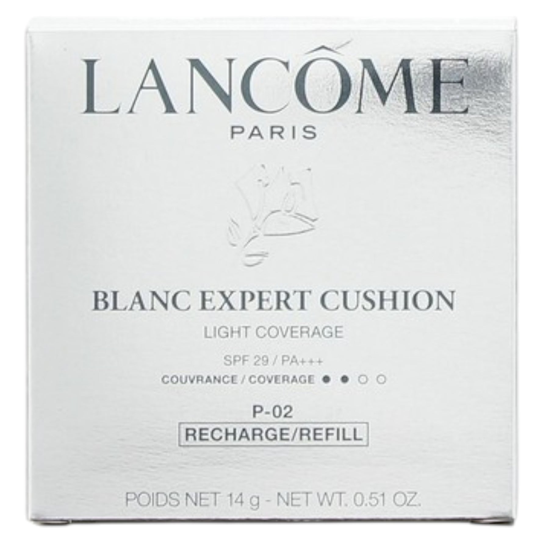 Lancome, Blanc Expert, Acoperire ușoară, Fond de ten lichid, P-02, P-02, SPF 29, 14 g