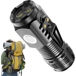Lanterna cu 3 Nuclee Led, Flippy, Incarcare USB, Autonomie 4-20h, Raza Maxima 100-200 m, 5W, 4 x 4 x 9 cm, Suport de