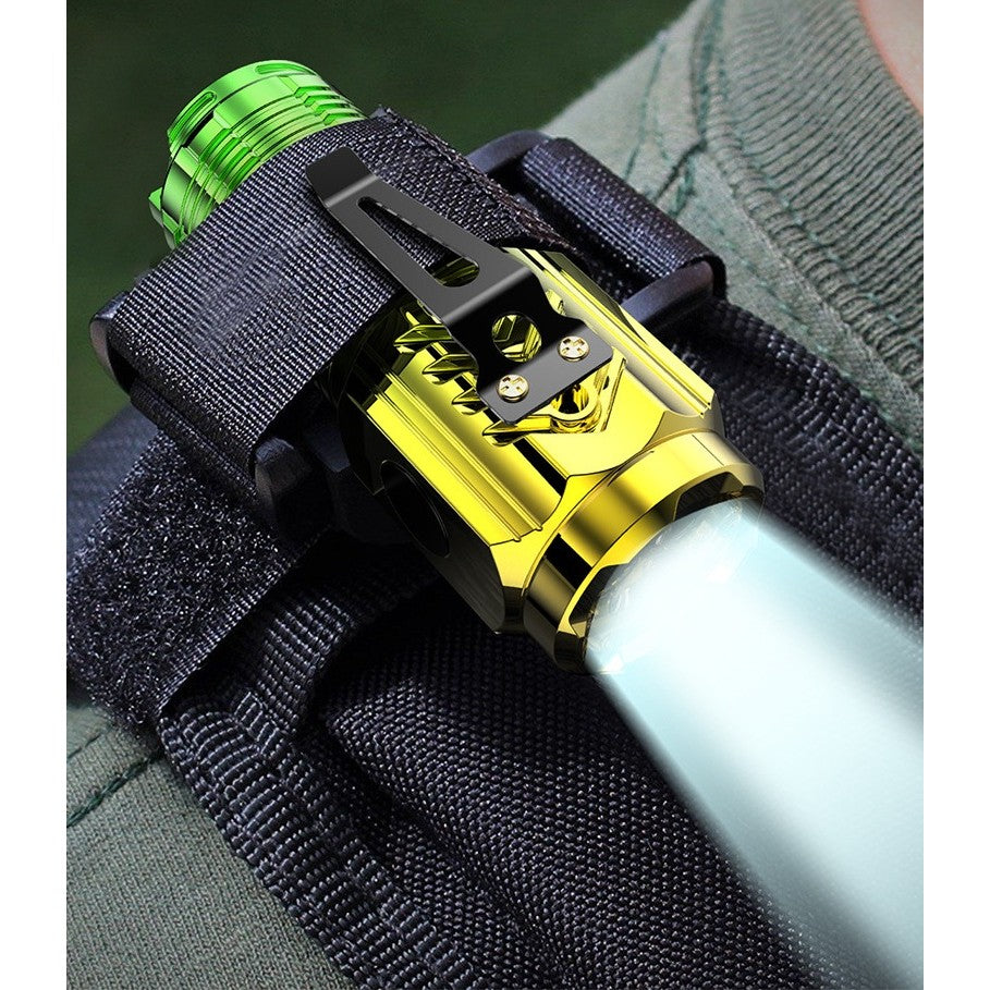 Lanterna cu 3 Nuclee Led, Flippy, Incarcare USB, Autonomie 4-20h, Raza Maxima 100-200 m, 5W, 4 x 4 x 9 cm, Suport de