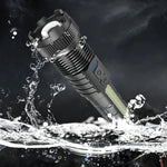 Lanterna LED Flippy P50 mare, Incarcare USB, 10W, 2 Surse de Lumina, 16 x 3.8 cm, Negru