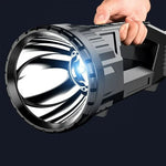 Lanterna LED, Flippy, Incarcare USB, Autonomie 8-24h, 2 Surse de Lumina, Principal si Lateral, Raza Maxima 100-200 m,
