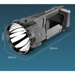 Lanterna LED, Flippy, Incarcare USB, Autonomie 8-24h, 2 Surse de Lumina, Principal si Lateral, Raza Maxima 100-200 m,