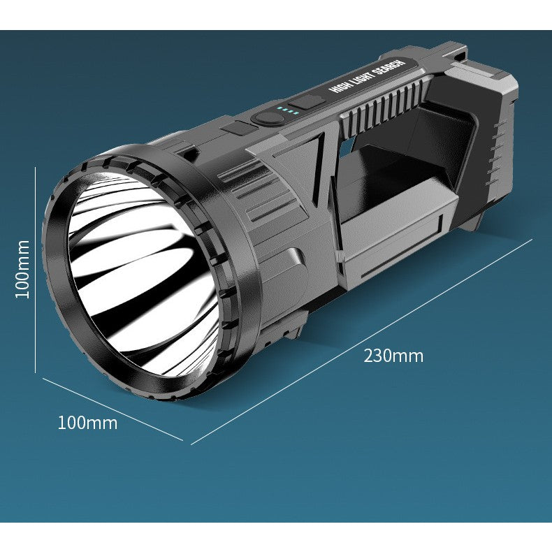 Lanterna LED, Flippy, Incarcare USB, Autonomie 8-24h, 2 Surse de Lumina, Principal si Lateral, Raza Maxima 100-200 m,