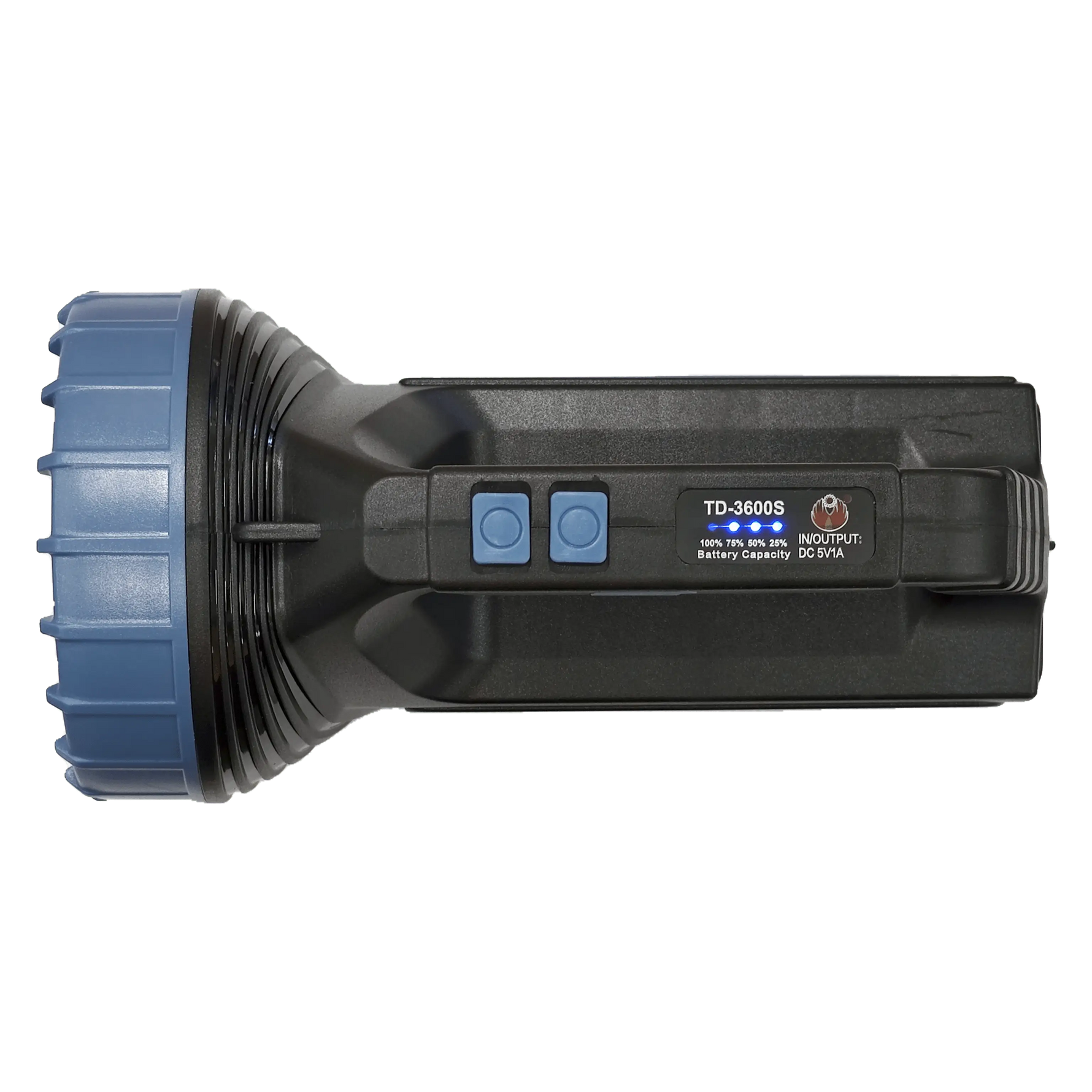 Lanterna LED USB + SOLAR 400lm negru/albastru TD-3600S