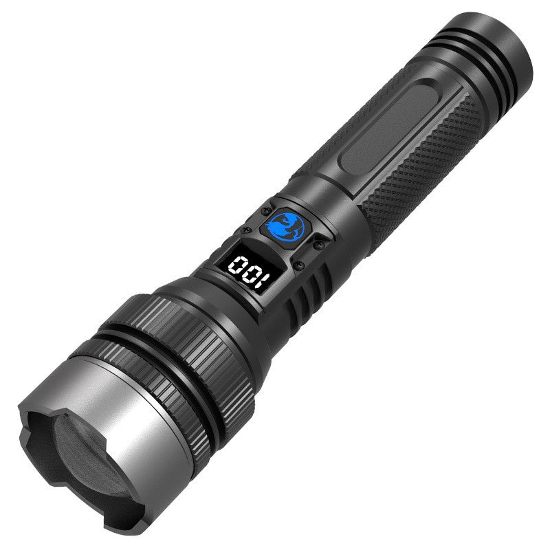 Lanterna Power Bank LED, Flippy, Incarcare USB, Raza 200m, 10W, Model T6 Telescopic, Functie Zoom si Incarcare Telefon,