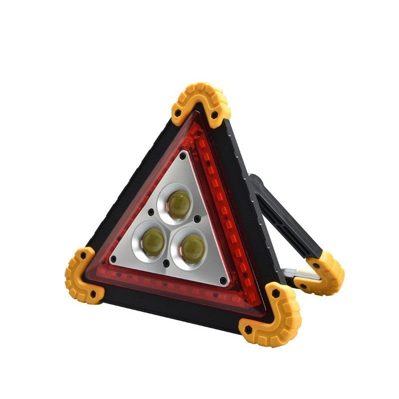 Triunghi Multifunctional de Avertizare, Flippy, Lanterna LED, Impermeabil IP65, 800 lm, 2 x AA, Functie Incarcare