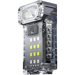 Lanterna UV LED Portabila, Flippy, Incarcare USB Tip C, Raza 50 m, 5W, 3 Culori de Lumina, 1200 mAh, 8 x 2 x 4.2 cm,