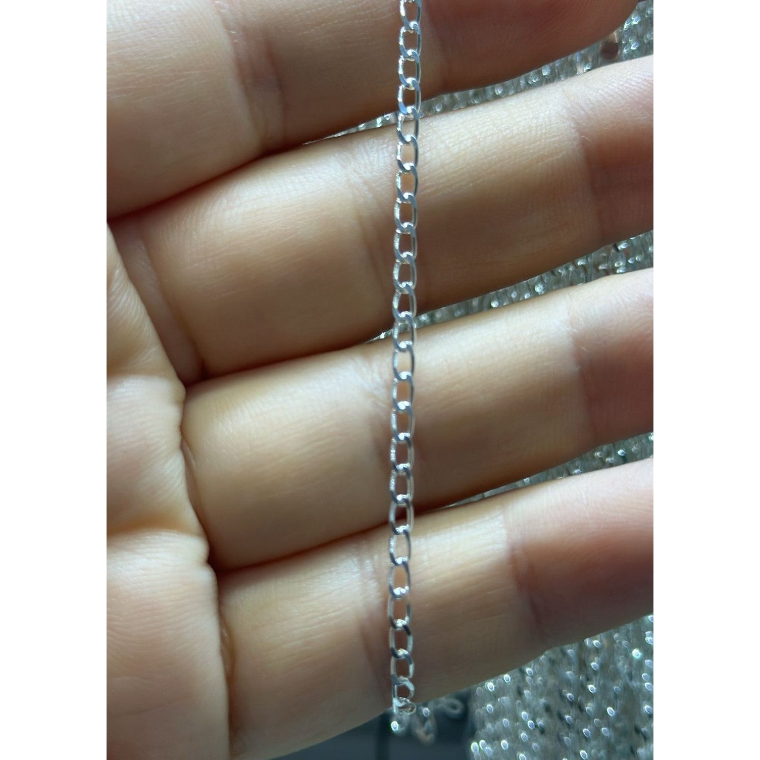 Lantisor din Argint 925 cu Zale Ovale 55 cm, 4.12 g, Jolie Silver