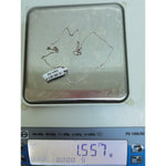 Lantisor din Argint 925, model plat rotund (ccc), 1.55 g, 39 cm