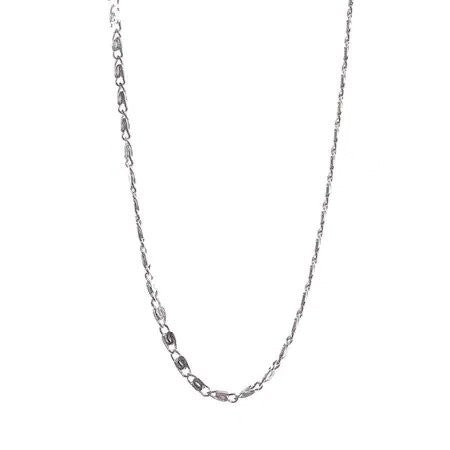 Lantisor din Argint 925, model plat rotund (ccc), 1.55 g, 39 cm