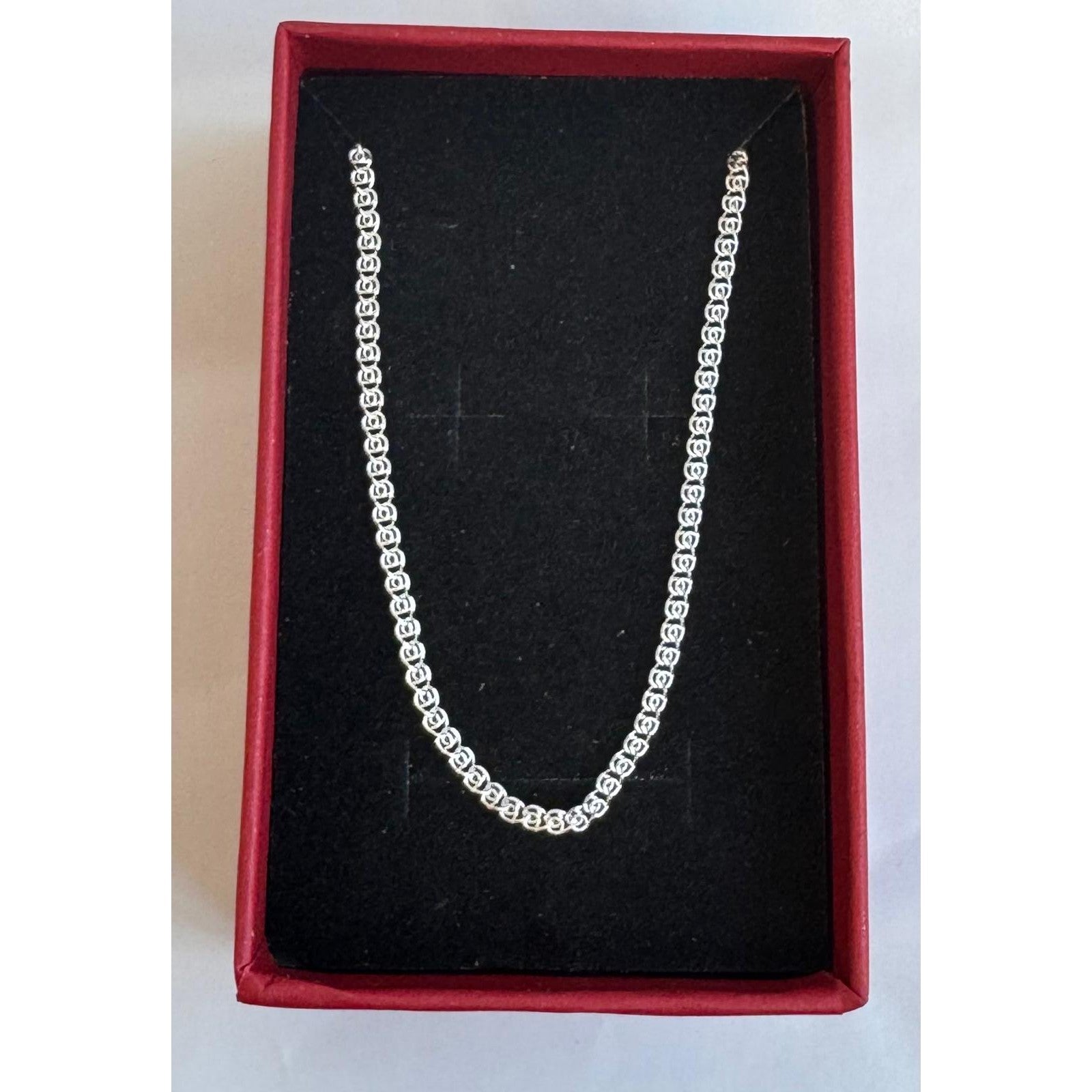 Lantisor din Argint 925, model plat rotund (ccc) 55 cm, 2.47 g