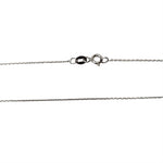 Lantisor din Argint 925 rodiat, model la baza gatului, 38 cm, 1 g