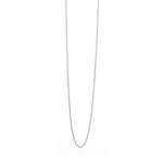Lantisor din Argint 925 rodiat, model la baza gatului, 38 cm, 1 g