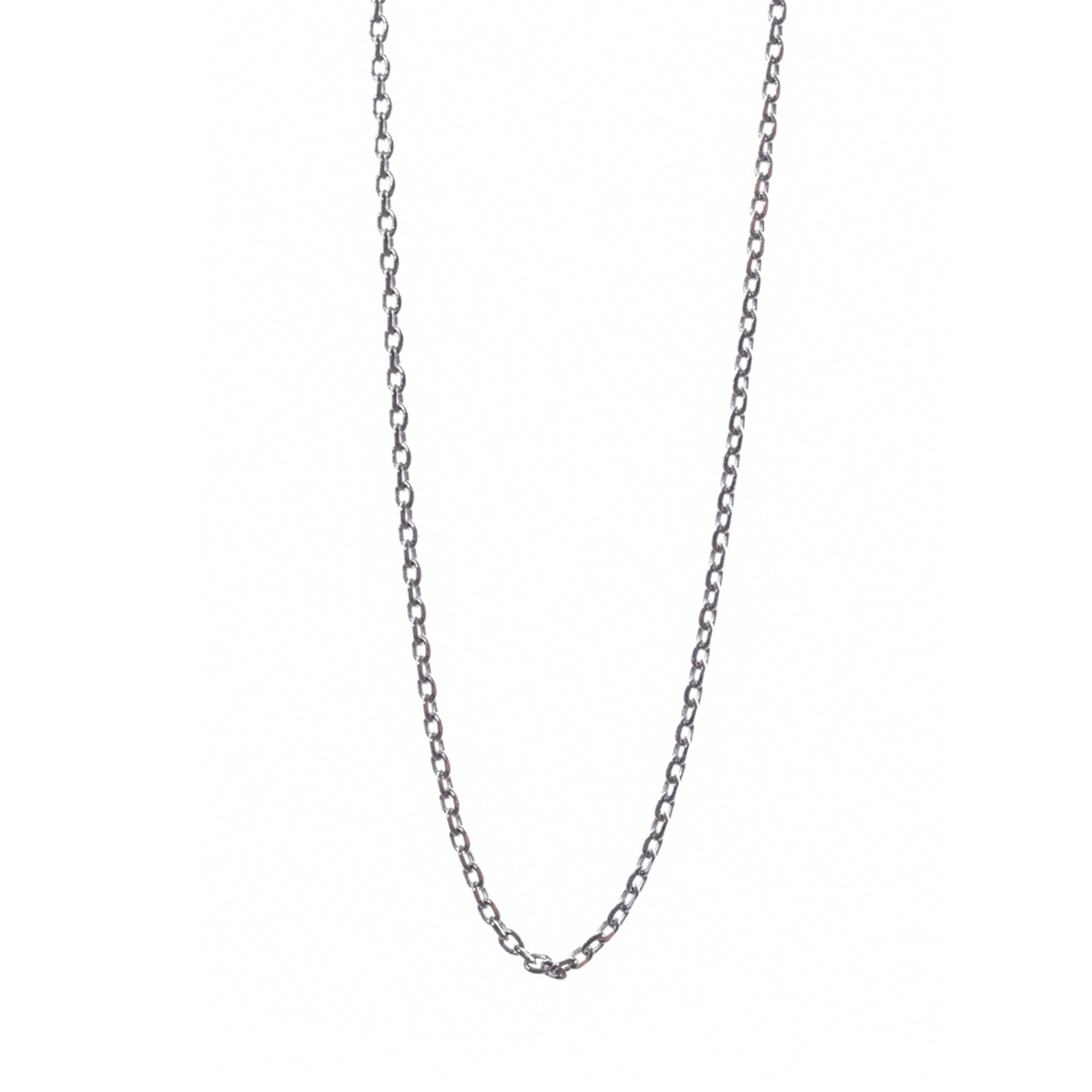 Lantisor din Argint 925 rodiat, model la baza gatului, 38 cm, 1 g