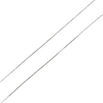 Lantisor din Argint 925, Zale Patrate 38 cm, 1.74 g