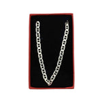 Lantisor Unisex din Argint 925, Jolie Silver, Model Lantisor din Zale cu Lacat, 12.22 g, 55 cm, Argintiu
