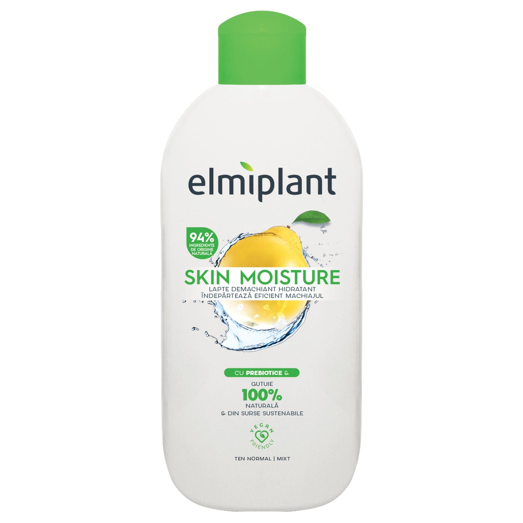 Lapte Demachiant, Elmiplant, Skin Moisture Pentru Ten Normal si Mixt, 200 ml