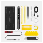 Surubelnita Profesionala Electrica, Flippy, Multifunctionala, Reancarcabila USB, Luminare LED, Kit 71 in 1, Set Complet