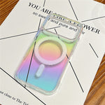 Husa Telefon, Flippy, Compatibila iPhone 17 Pro Max, Model Cameleon, Magsafe, Schimbare Gradient de Culoare din