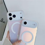 Husa Telefon, Flippy, Compatibila iPhone 17 Pro, Model Cameleon, Magsafe, Schimbare Gradient de Culoare din Unghiuri