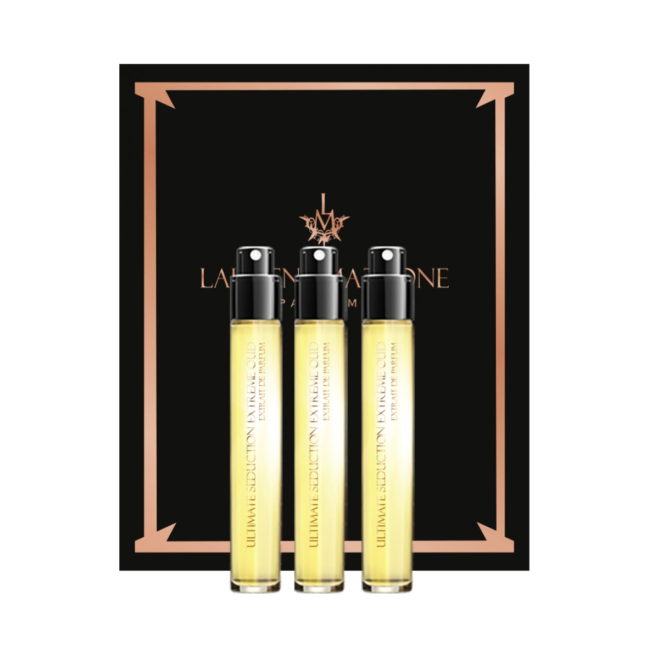 Set Trio, Laurent Mazzone, Ultimate Seduction Oud, Extract de parfum, Unisex, 3 buc, 15 ml *Miniatură - Olmarkt