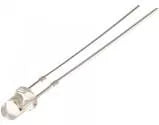 LED 3mm portocalie 12V 1120-1560mcd 30 grade Parte frontala convex OPTOSUPPLY OSO5JA3131A-12V