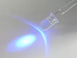 LED 5mm ultraviolet 3-3.8V ?d 370-380nm 15° 20mA 2.5÷4.5mW - 30÷85°C OPTOSUPPLY OSV2YL5111A