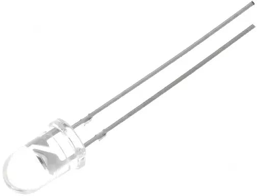 LED 5mm ultraviolet 3-3.8V ?d 380-390nm 15° 20mA 8÷10mW Montare THT OPTOSUPPLY OSV3SL5111A