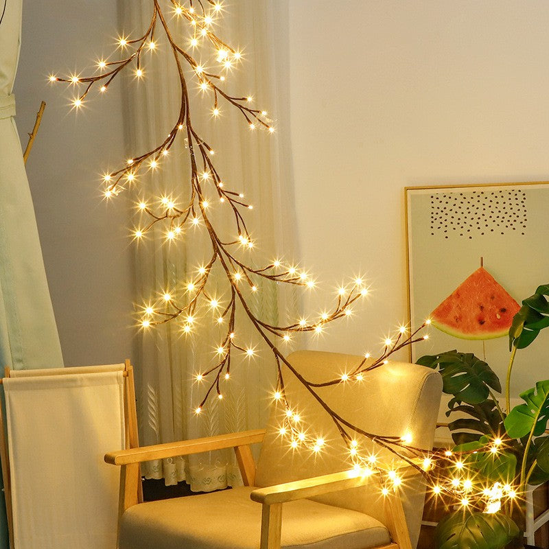 Instalatie Craciun tip Creanga Flippy, 144 LED-uri, Conectare la Retea, 8 Jocuri de Lumini, Telecomanda, 2.5 m,