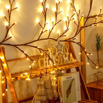 Instalatie Craciun tip Creanga Flippy, 144 LED-uri, Conectare la Retea, 8 Jocuri de Lumini, Telecomanda, 2.5 m,