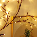 Instalatie Craciun tip Creanga Flippy, 144 LED-uri, Conectare USB, 8 Jocuri de Lumini, Telecomanda, 2.5 m, Prelungitor