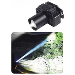 Lanterna LED de Montat pe Cap, Flippy, cu Raza Lunga de Zoom, Far Telescopic, Reglabil, Rezistent la Apa, pentru
