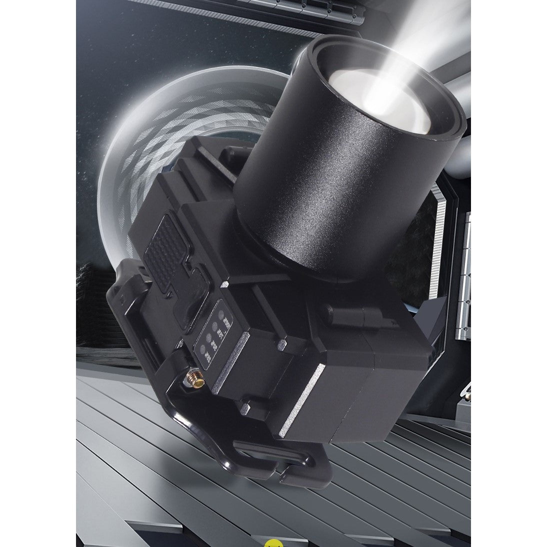 Lanterna LED de Montat pe Cap, Flippy, cu Raza Lunga de Zoom, Far Telescopic, Reglabil, Rezistent la Apa, pentru