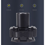 Lanterna LED de Montat pe Cap, Flippy, cu Raza Lunga de Zoom, Far Telescopic, Reglabil, Rezistent la Apa, pentru