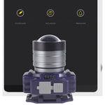 Lanterna LED de Montat pe Cap, Flippy, cu Raza Lunga de Zoom, Far Telescopic, Reglabil, Rezistent la Apa, pentru