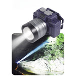 Lanterna LED de Montat pe Cap, Flippy, cu Raza Lunga de Zoom, Far Telescopic, Reglabil, Rezistent la Apa, pentru