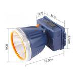 Lanterna LED de Montat pe Cap, Flippy, cu Raza Lunga de Zoom, Reincarcabila USB, Far Telescopic, Rezistent la Apa,