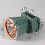 Lanterna LED de Montat pe Cap, Flippy, cu Raza Lunga de Zoom, Reincarcabila USB, Far Telescopic, Rezistent la Apa,