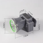Lanterna LED de Montat pe Cap, Flippy, cu Raza Lunga de Zoom, Reincarcabila USB, Far Telescopic, Rezistent la Apa,