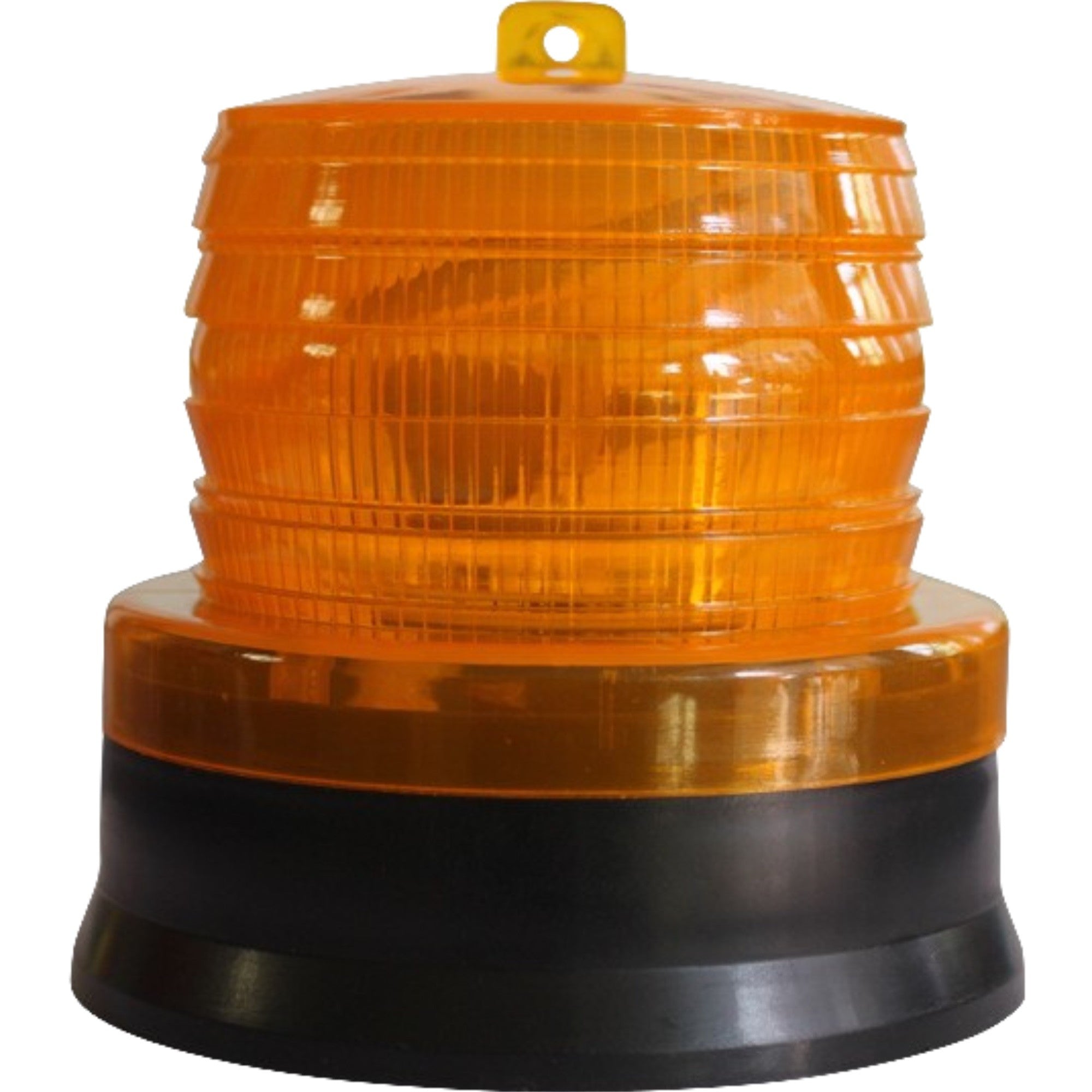 LED galben intermitent de atentionare cu incarcare solara Flippy, 1.2 V, rezistent la apa IP65, panou solar incorporat,