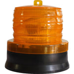 LED galben intermitent de atentionare cu incarcare solara Flippy, 1.2 V, rezistent la apa IP65, panou solar incorporat,