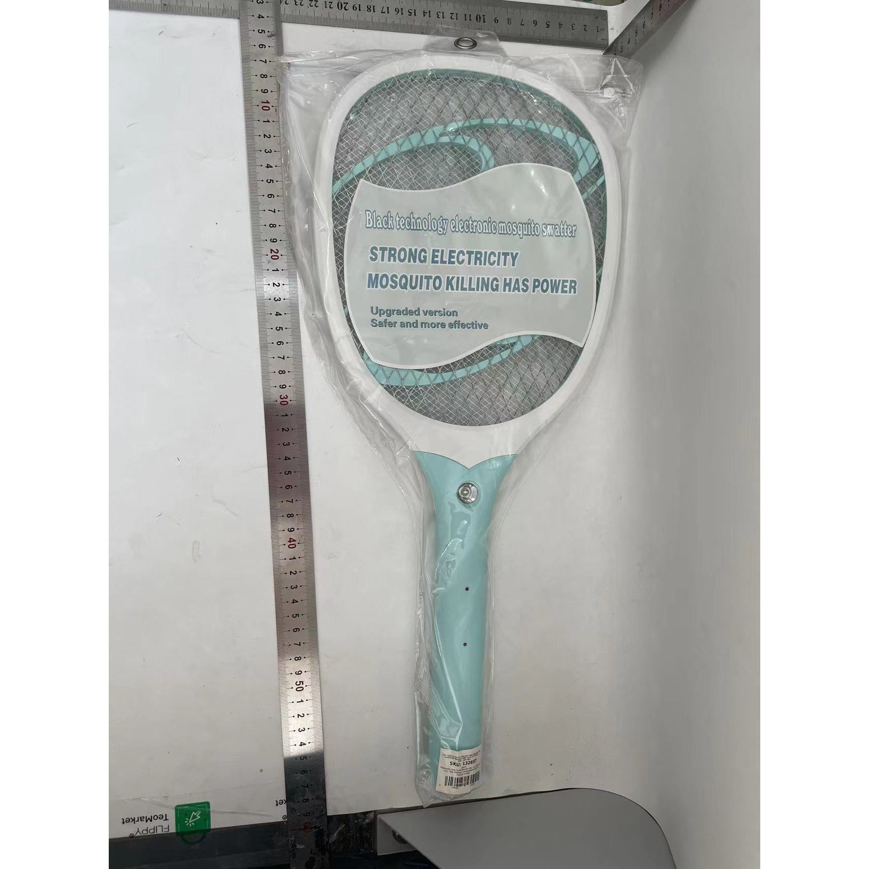 Paleta Electrica pentru Tantari, Muste sau Insecte LED, Flippy, Reincarcabila, Incarcare USB, Plastic, Casa si Gradina,