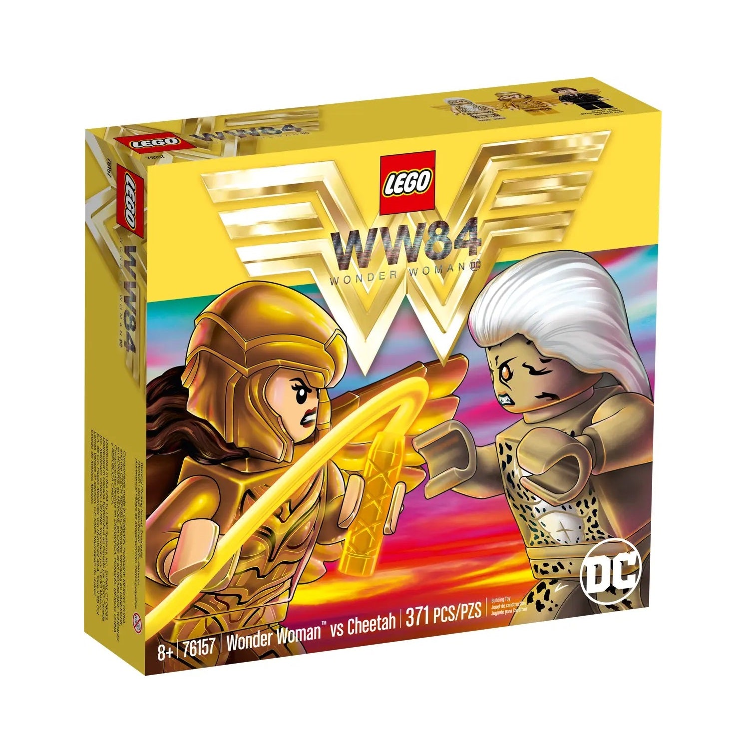Lego, DC, Wonder Woman versus Cheetah, Set de construcție, 76157, Unisex, 8+ ani, 371 buc - Olmarkt