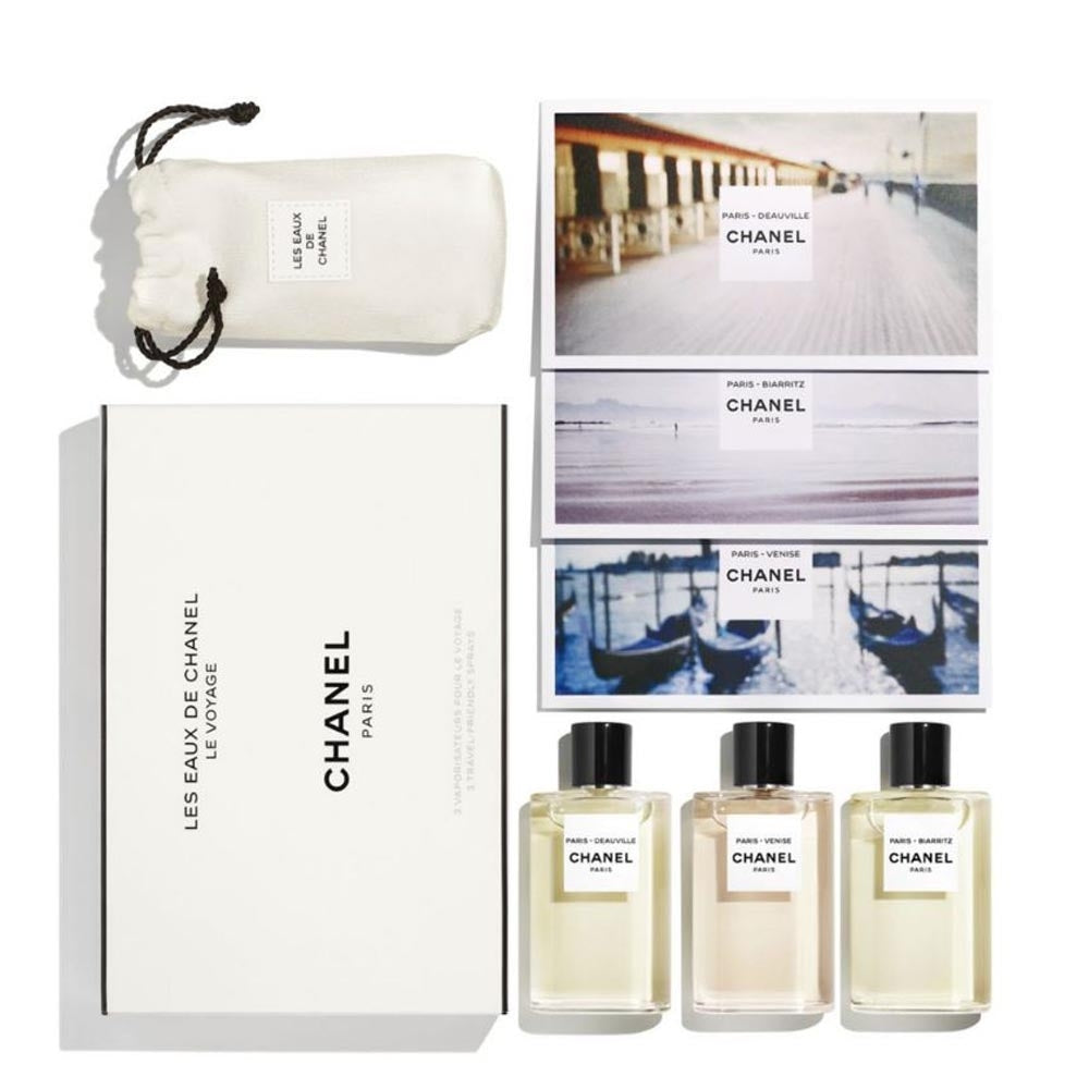 Les Eaux De Chanel Set Chanel: Paris – Deauville, Eau De Toilette, For Women, 30 ml + Paris – Venise, Eau De Toilette, For Women, 30 ml + Paris – Biarritz, Eau De Toilette, For Women, 30 ml - Olmarkt