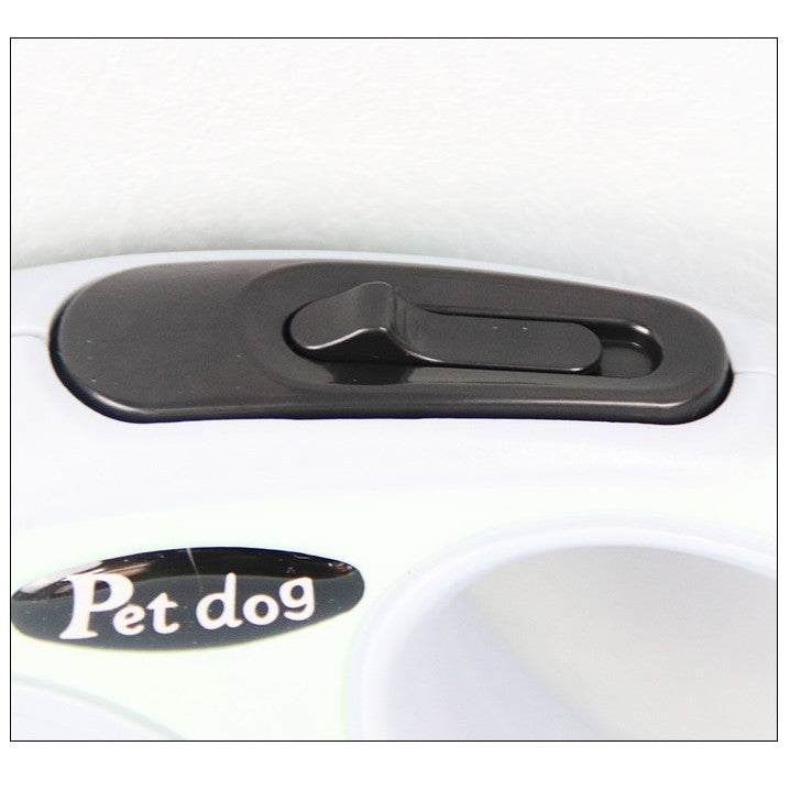 Lesa Automata Retractabila, Flippy, pentru Caini, 3m, 20 kg, ABS, Negru/Bleu, 8x12x4 cm