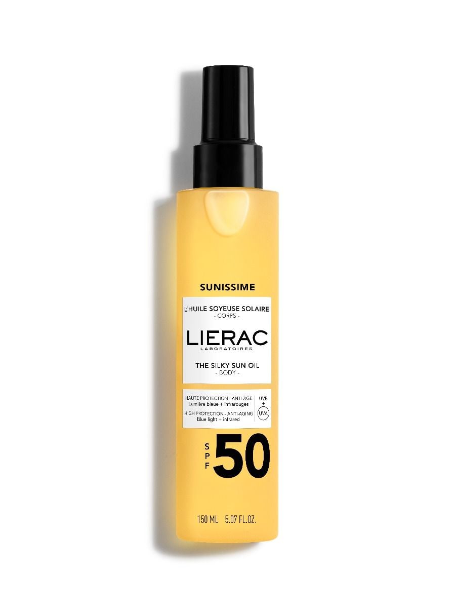Lierac, Sunissime, Anti-îmbătrânire, Ulei de corp, Zi, SPF 50, 150 ml